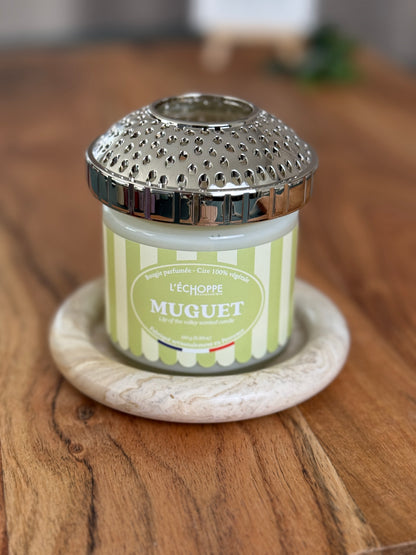 Duftkerze "Maiglöckchen" aus 100% Sojawachs - Made in Frankreich