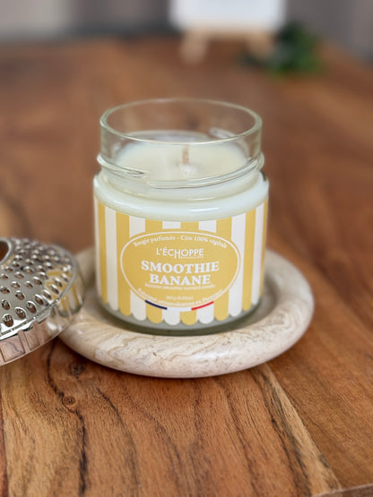 Duftkerze "Banana Smoothie" aus 100% Sojawachs - Made in Frankreich