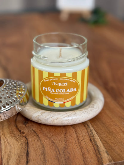 Duftkerze "Pina Colada" aus 100% Sojawachs - Made in Frankreich