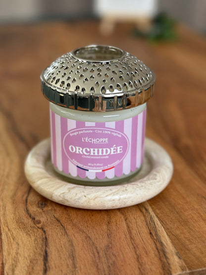 Duftkerze "Orchidée" aus 100% Sojawachs - Made in Frankreich