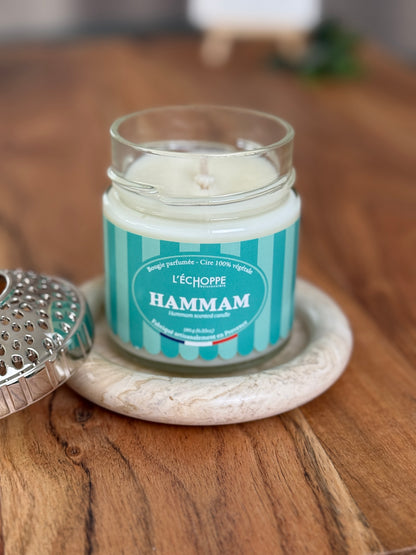Duftkerze "Hammam" aus 100% Sojawachs - Made in Frankreich