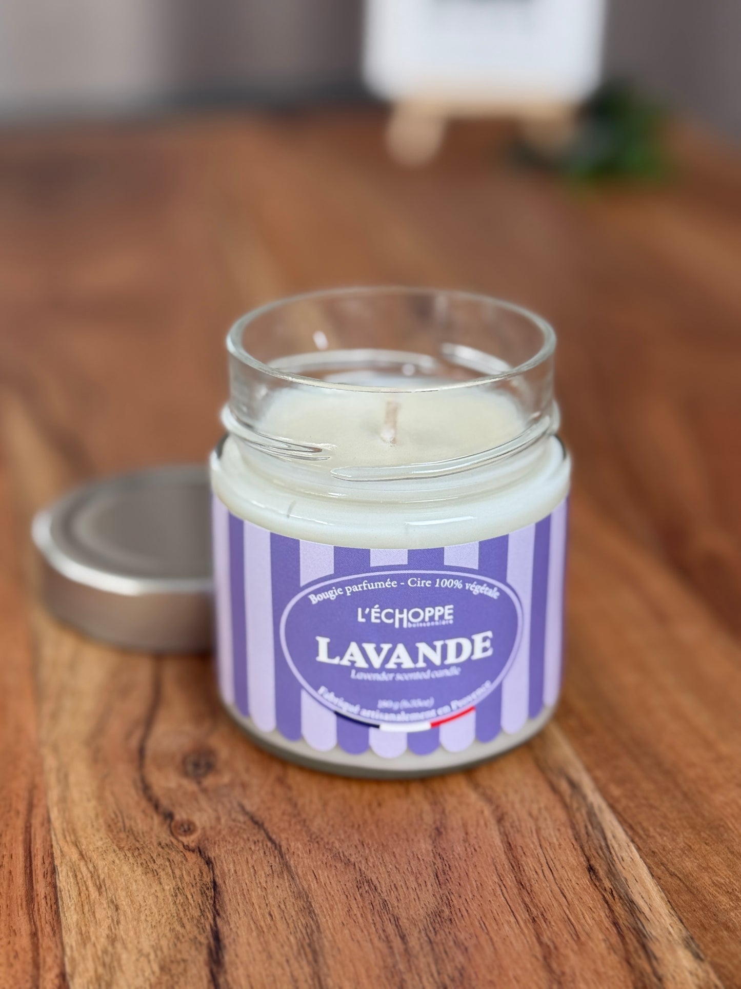 Duftkerze "Lavendel" aus 100% Sojawachs - Made in Frankreich