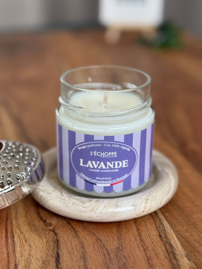 Duftkerze "Lavendel" aus 100% Sojawachs - Made in Frankreich