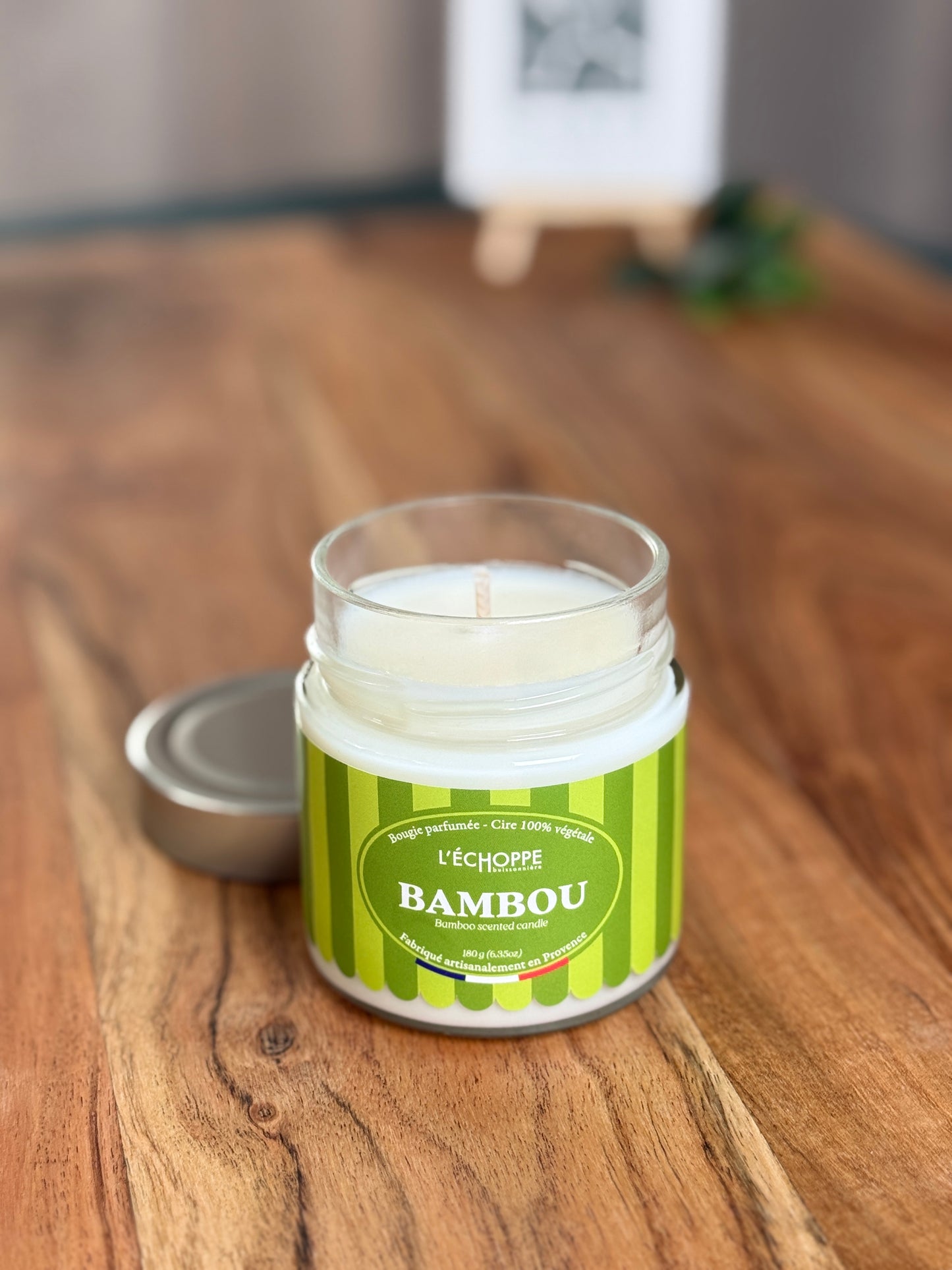 Duftkerze "Bamboo" aus 100% Sojawachs - Made in Frankreich