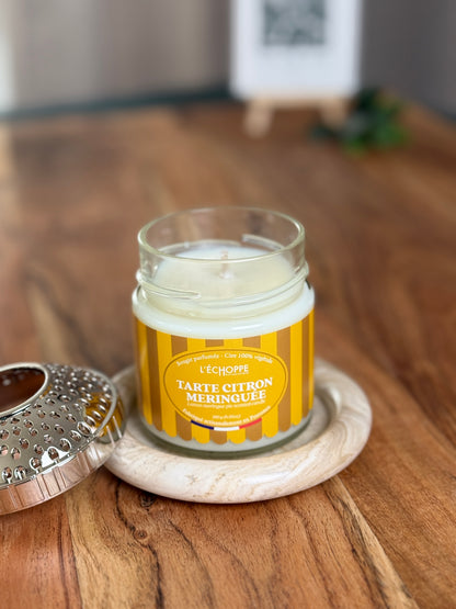 Duftkerze "Zitronentarte" aus 100% Sojawachs - Made in Frankreich