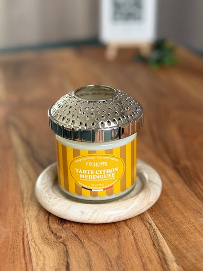 Duftkerze "Zitronentarte" aus 100% Sojawachs - Made in Frankreich