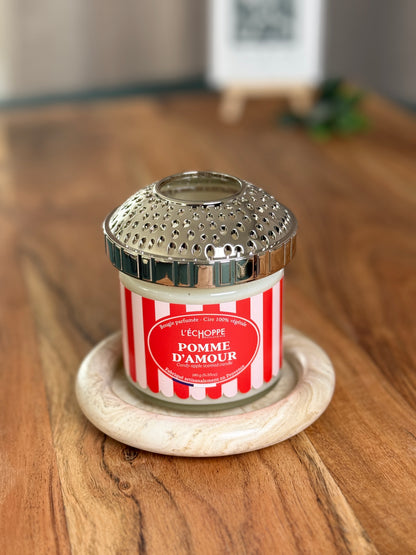 Duftkerze "Kandierter Apfel" aus 100% Sojawachs - Made in Frankreich