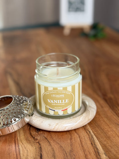 Duftkerze "Vanille" aus 100% Sojawachs - Made in Frankreich