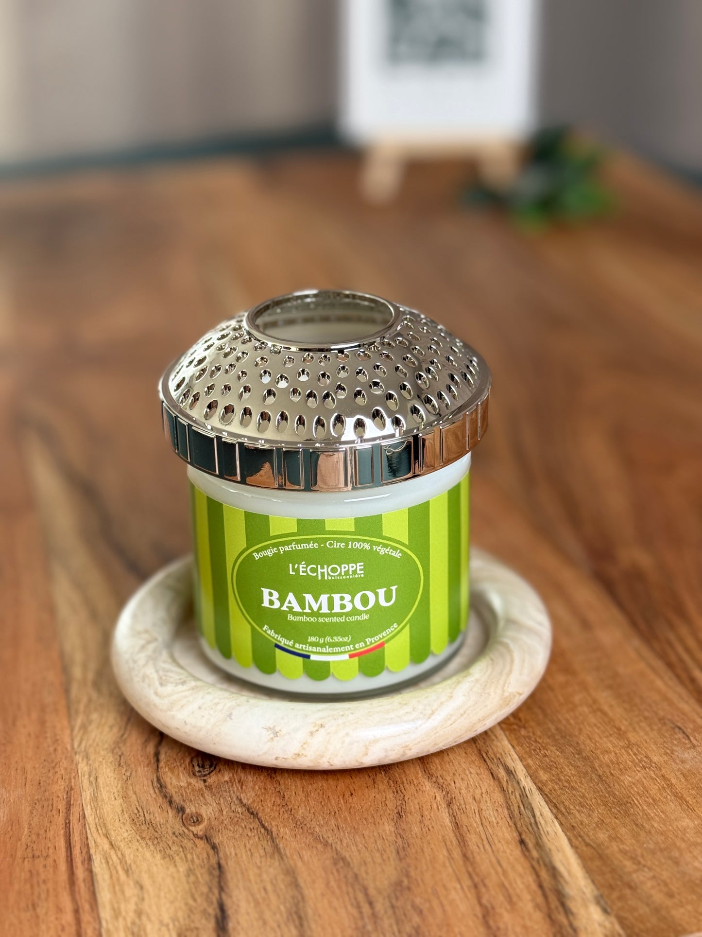 Duftkerze "Bamboo" aus 100% Sojawachs - Made in Frankreich