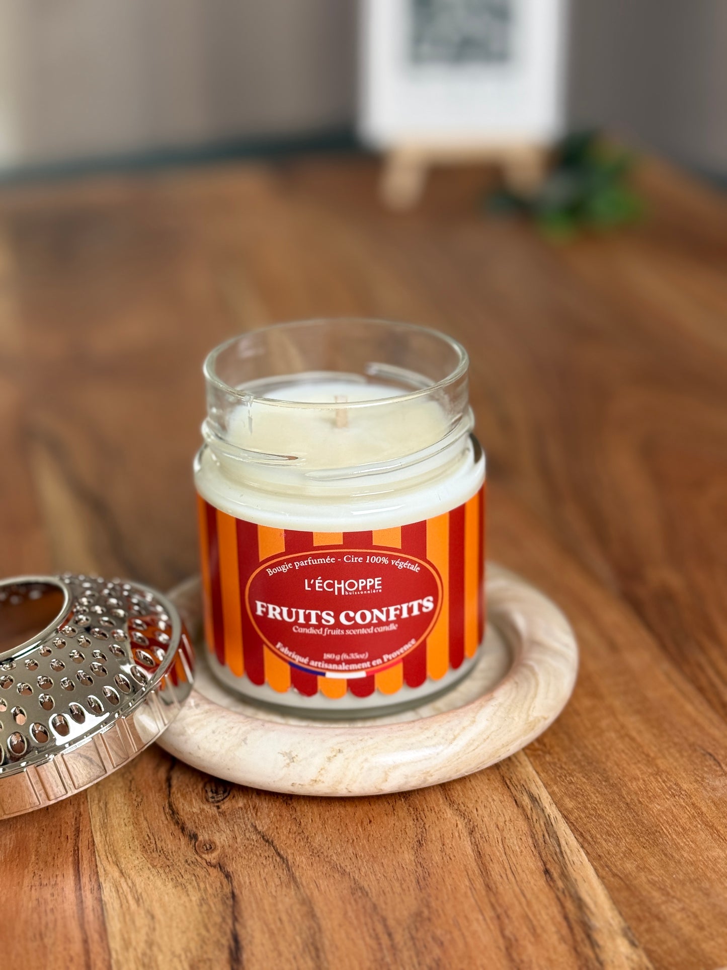 Duftkerze "Kandierte Früchte" aus 100% Sojawachs - Made in Frankreich