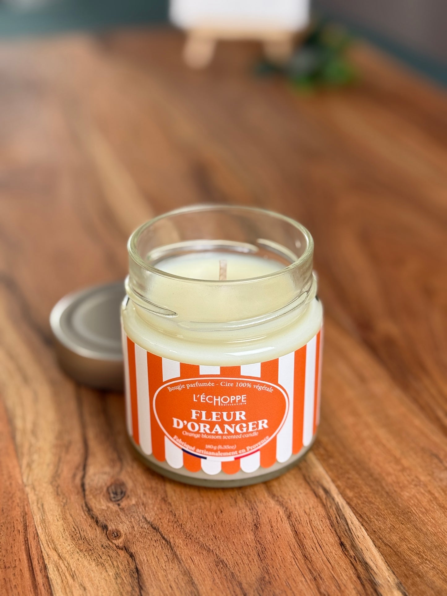 Duftkerze "Orangenblüte" aus 100% Sojawachs - Made in Frankreich