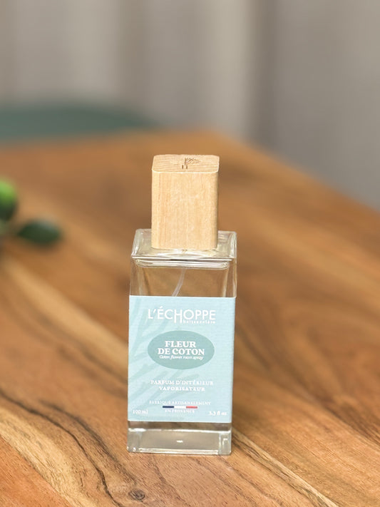 Raumspray Baumwollblüte – L'Échoppe Buissonnière | 100 ml