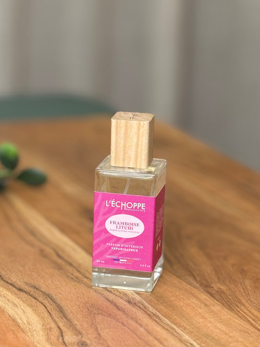 Raumspray Himbeer-Litschi – L'Échoppe Buissonnière | 100 ml