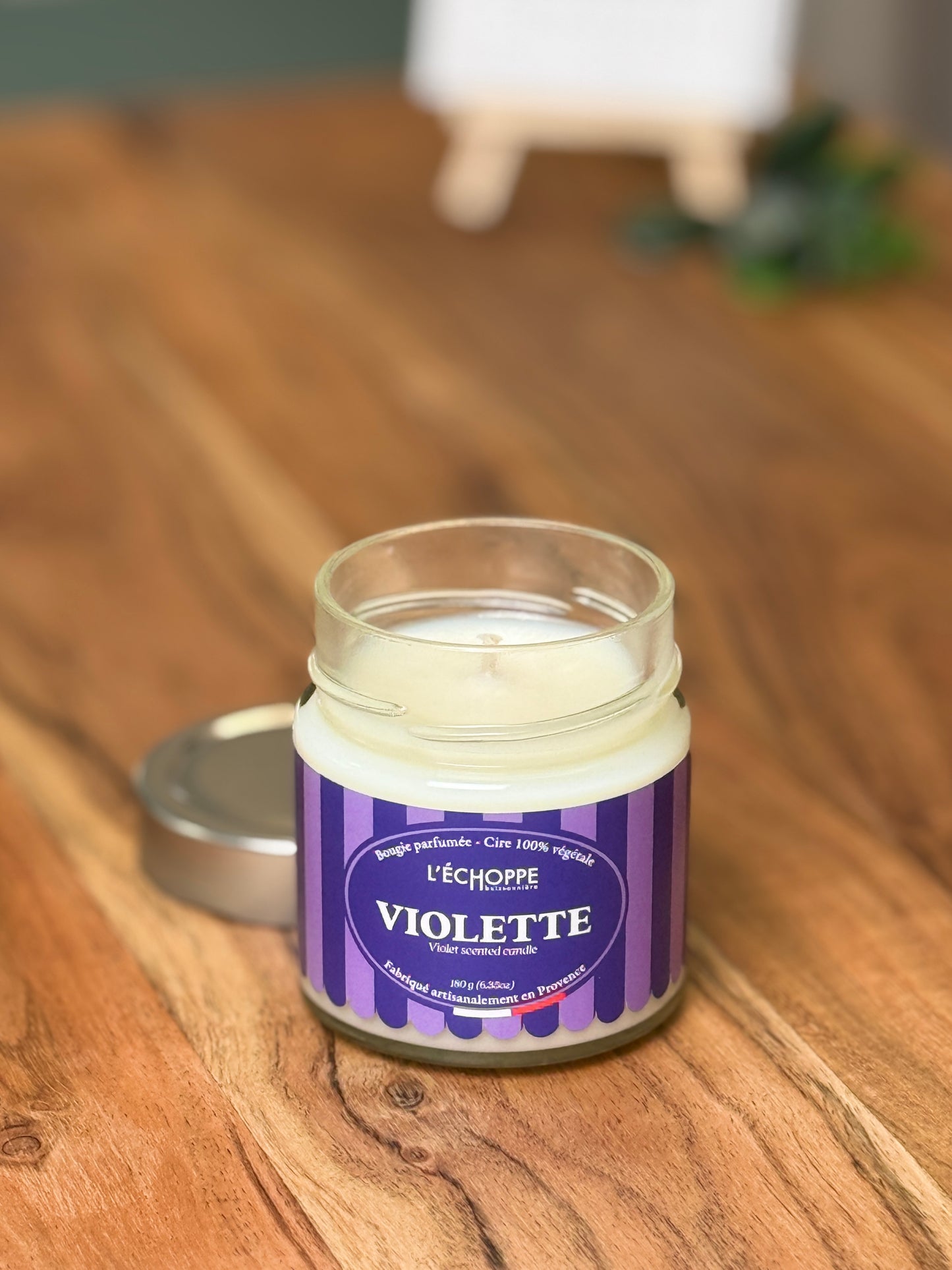 Duftkerze "Veilchen" aus 100% Sojawachs – Made in Frankreich