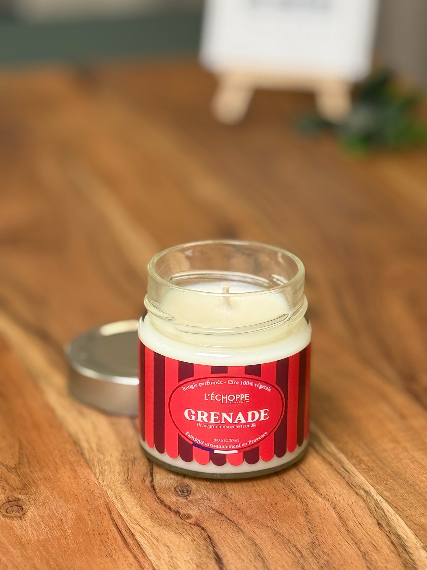 Duftkerze "Granatapfel" aus 100% Sojawachs – Made in Frankreich