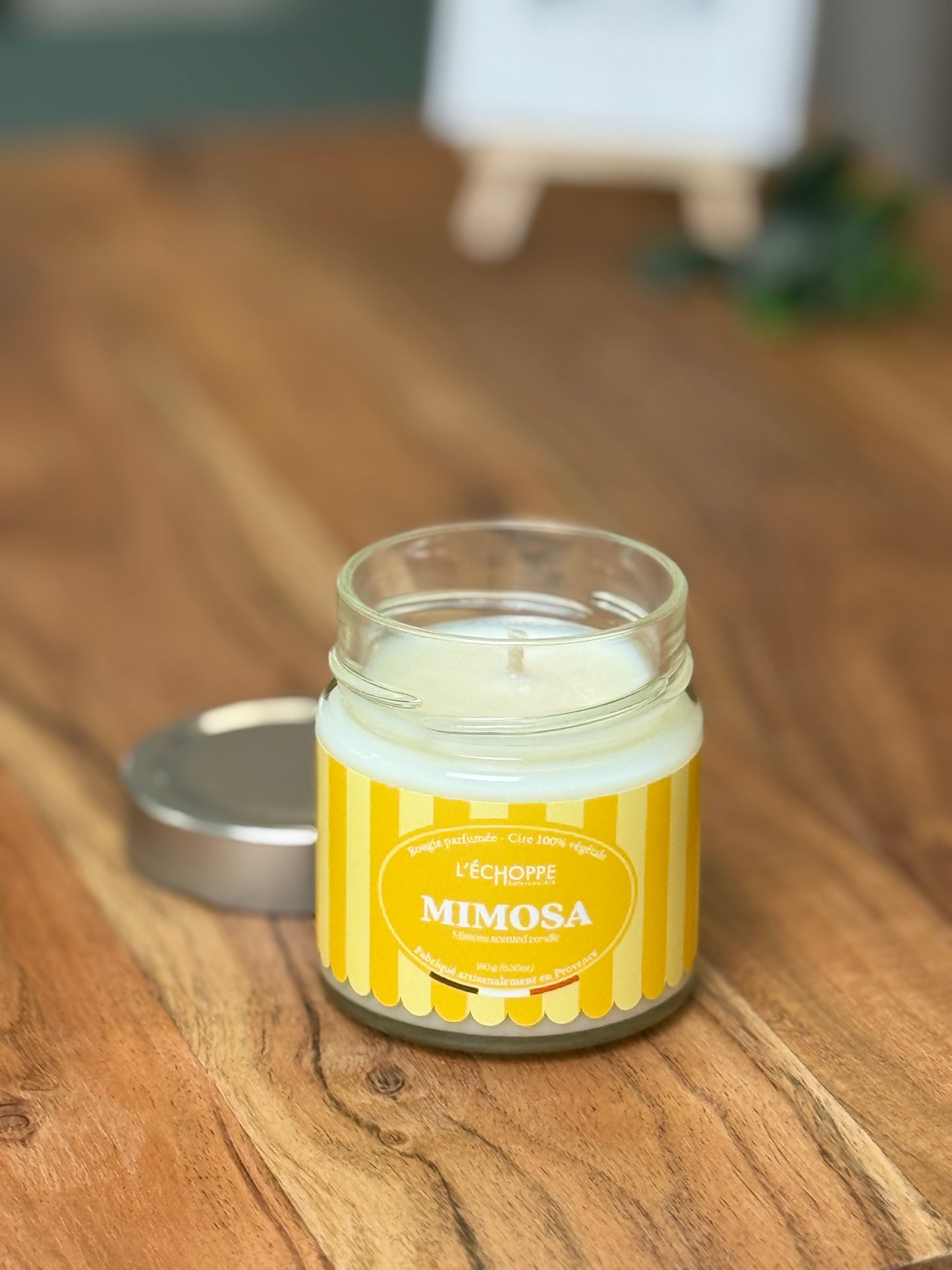 Duftkerze "Mimosa" aus 100% Sojawachs – Made in Frankreich