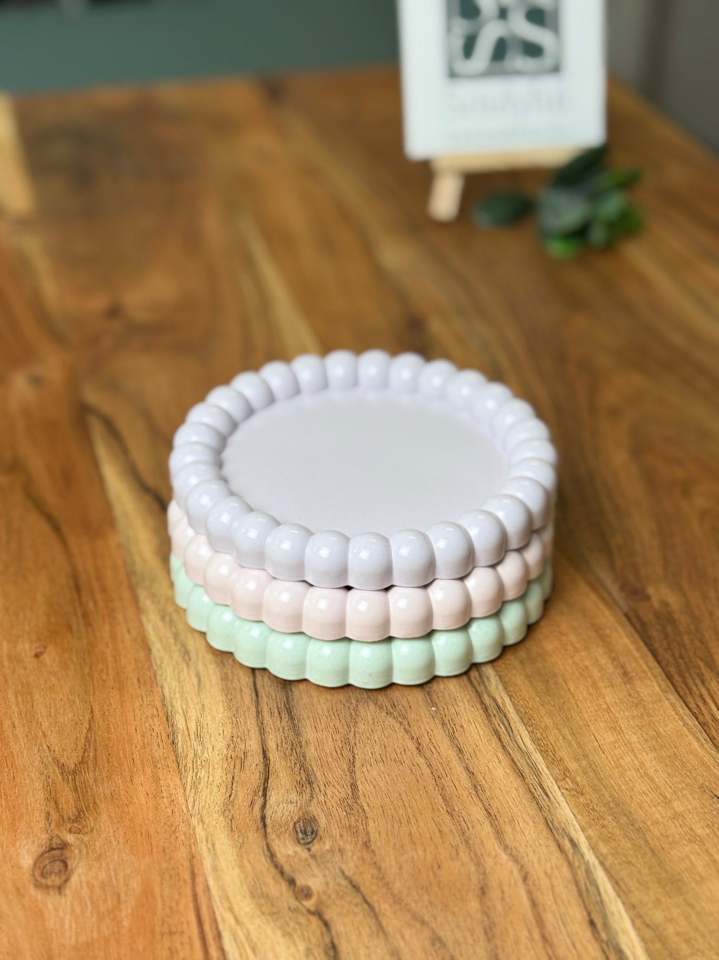Bubbleuntersetzer "Bubbles Small" - Pastelfarben