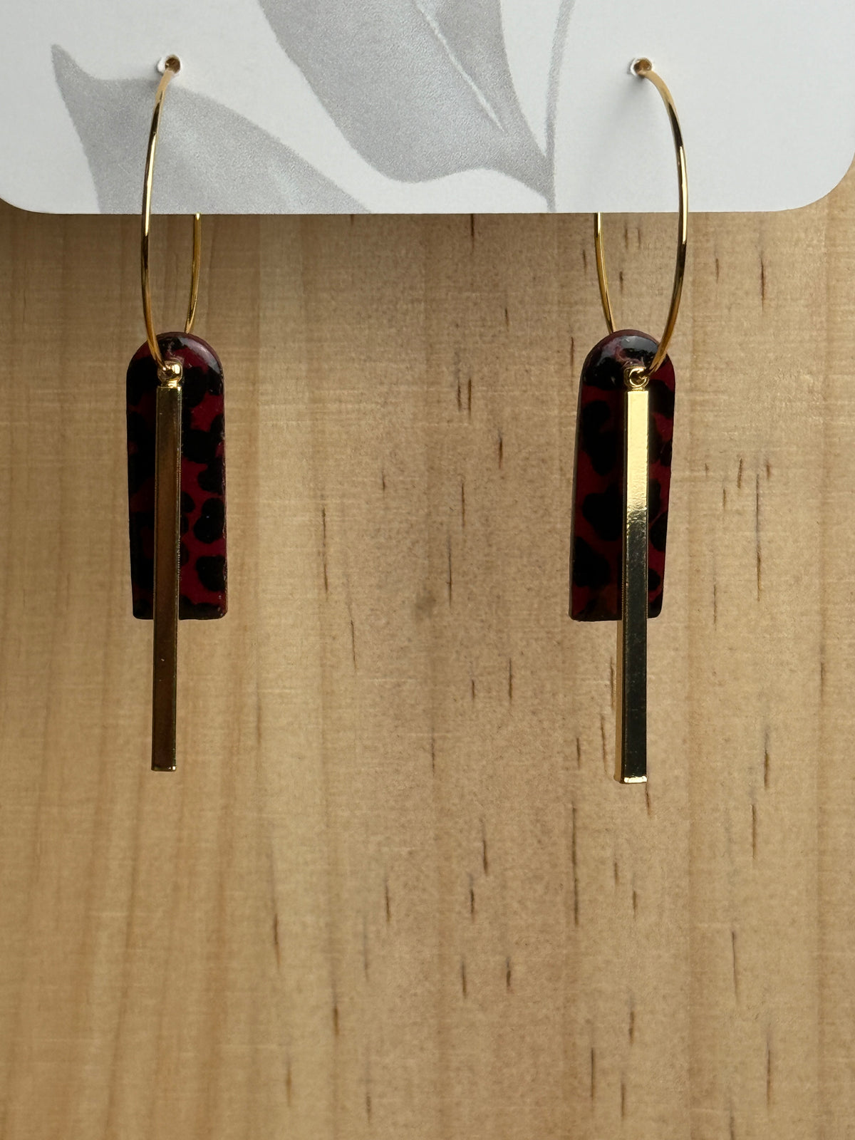 Creolen "Leo Bordeaux"