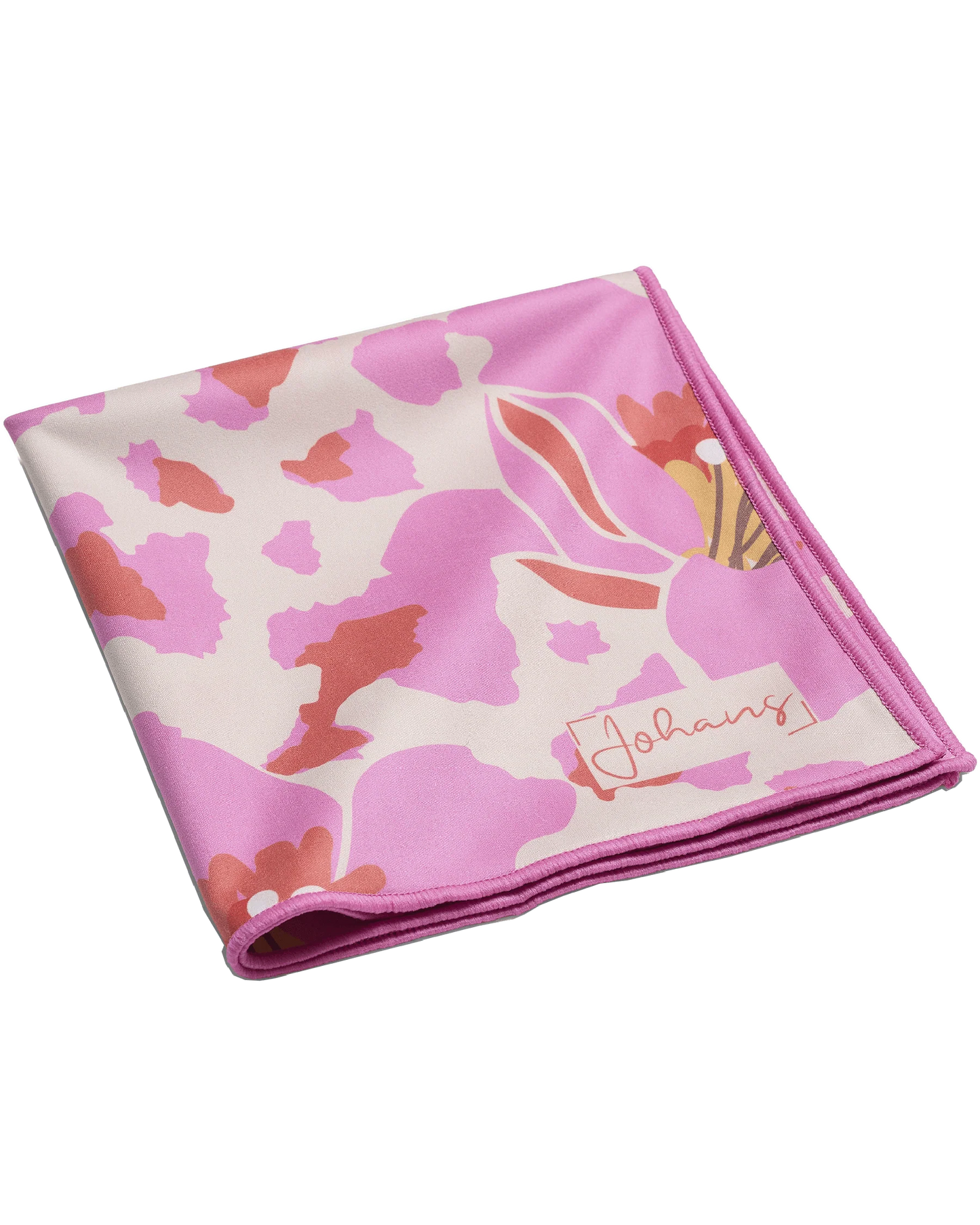 Johans® Mikrofasertuch "Flowers" - Stilvolle Reinigung für Brille & Display