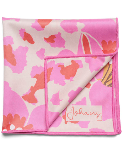 Johans® Mikrofasertuch "Flowers" - Stilvolle Reinigung für Brille & Display