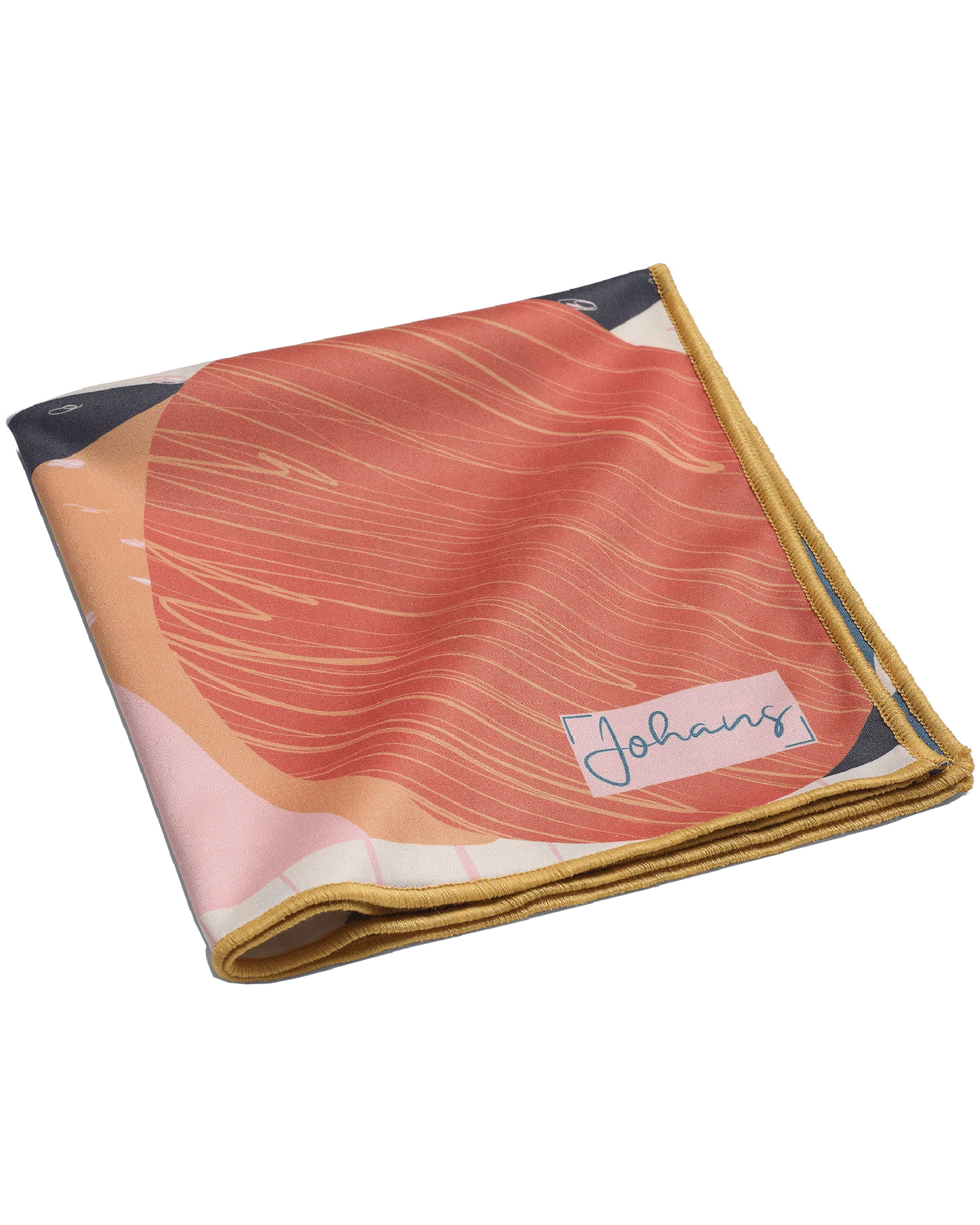 Johans® Mikrofasertuch "Sunset" - Stilvolle Reinigung für Brille & Display