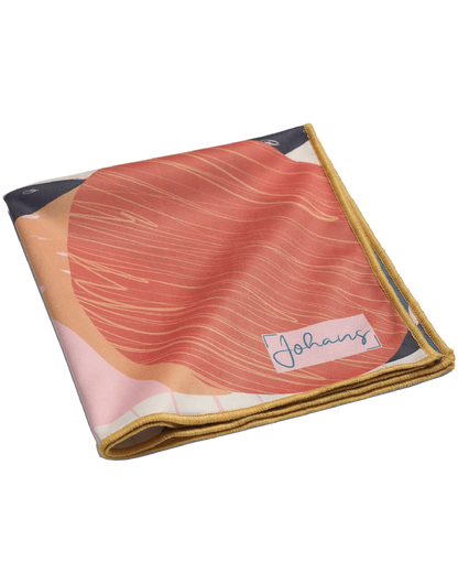 Johans® Mikrofasertuch "Sunset" - Stilvolle Reinigung für Brille & Display