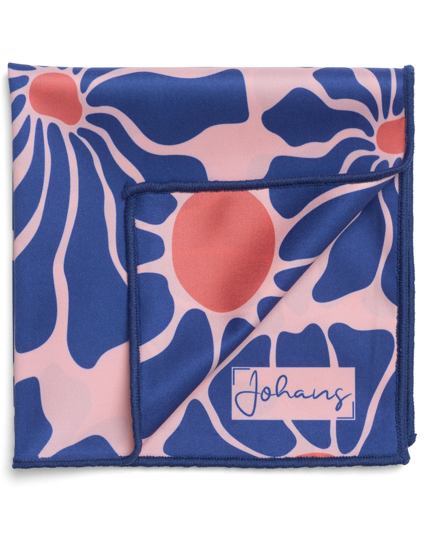Johans® Mikrofasertuch "Bold Blossom" - Stilvolle Reinigung für Brille & Display
