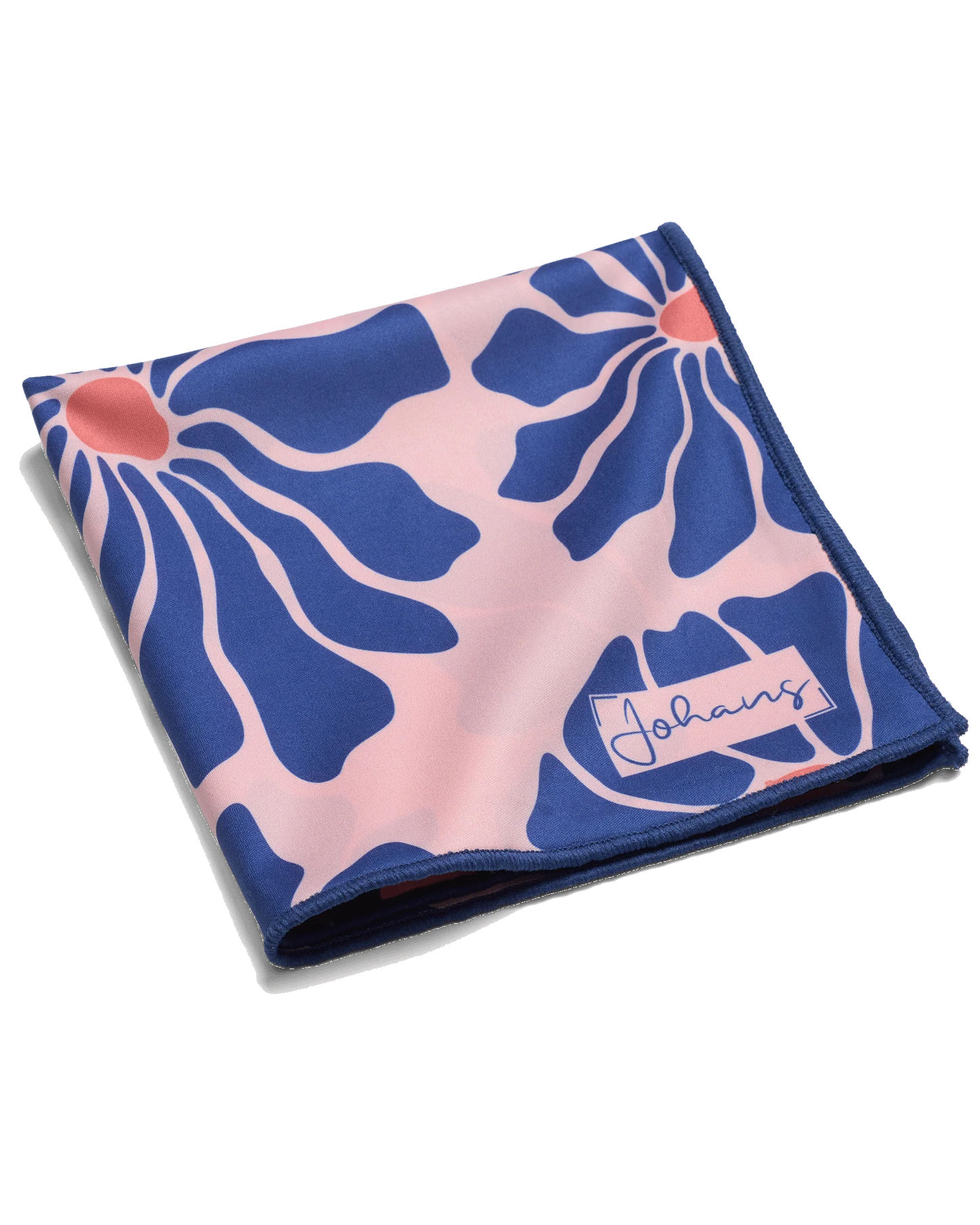 Johans® Mikrofasertuch "Bold Blossom" - Stilvolle Reinigung für Brille & Display