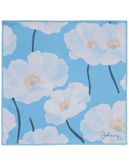 Johans® Mikrofasertuch "Floral Sky" - Stilvolle Reinigung für Brille & Display