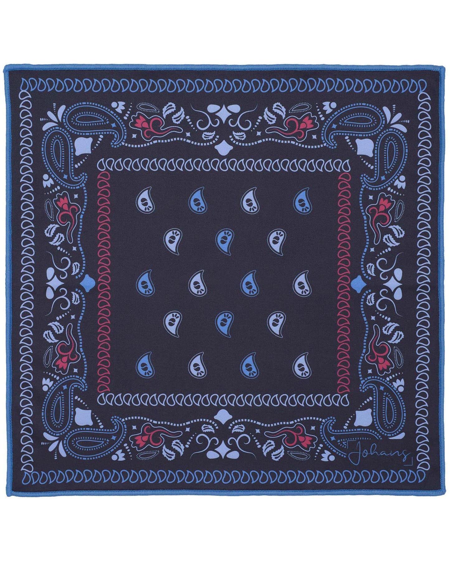 Johans® Mikrofasertuch "Paisley" - Stilvolle Reinigung für Brille & Display