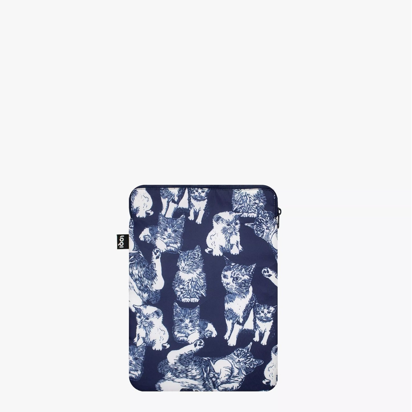 Laptophülle aus 100 % Recyclingmaterial – RED POPPY BEE „Cats“