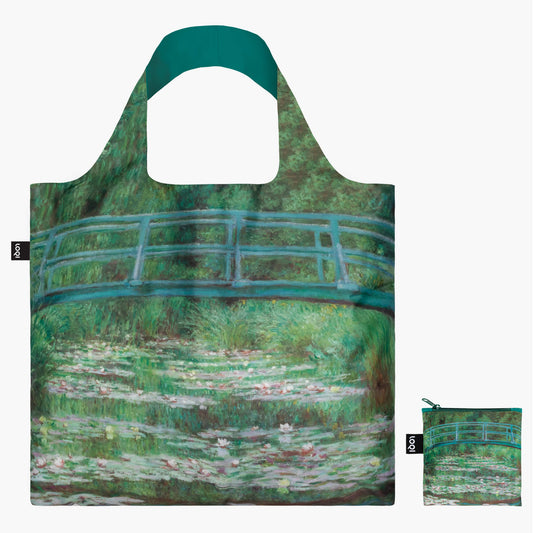 Tote Bag aus 100 % Recyclingmaterial – CLAUDE MONET „Japanische Brücke“