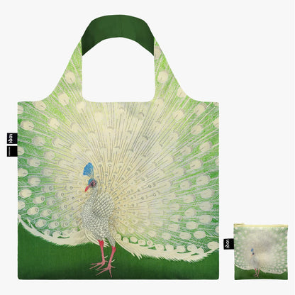 Tote Bag aus 100 % Recyclingmaterial – OHARA KOSON „Pfau“
