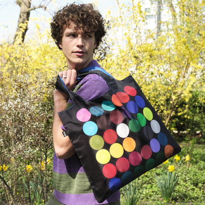 Tote Bag aus 100 % Recyclingmaterial – POUL GERNES „Punkte“