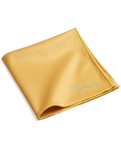 Johans® Mikrofasertuch "Gelb" - Stilvolle Reinigung für Brille & Display