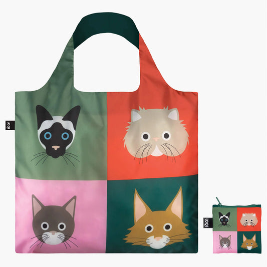 Tote Bag aus 100 % Recyclingmaterial – STEPHEN CHEETHAM „Cats“