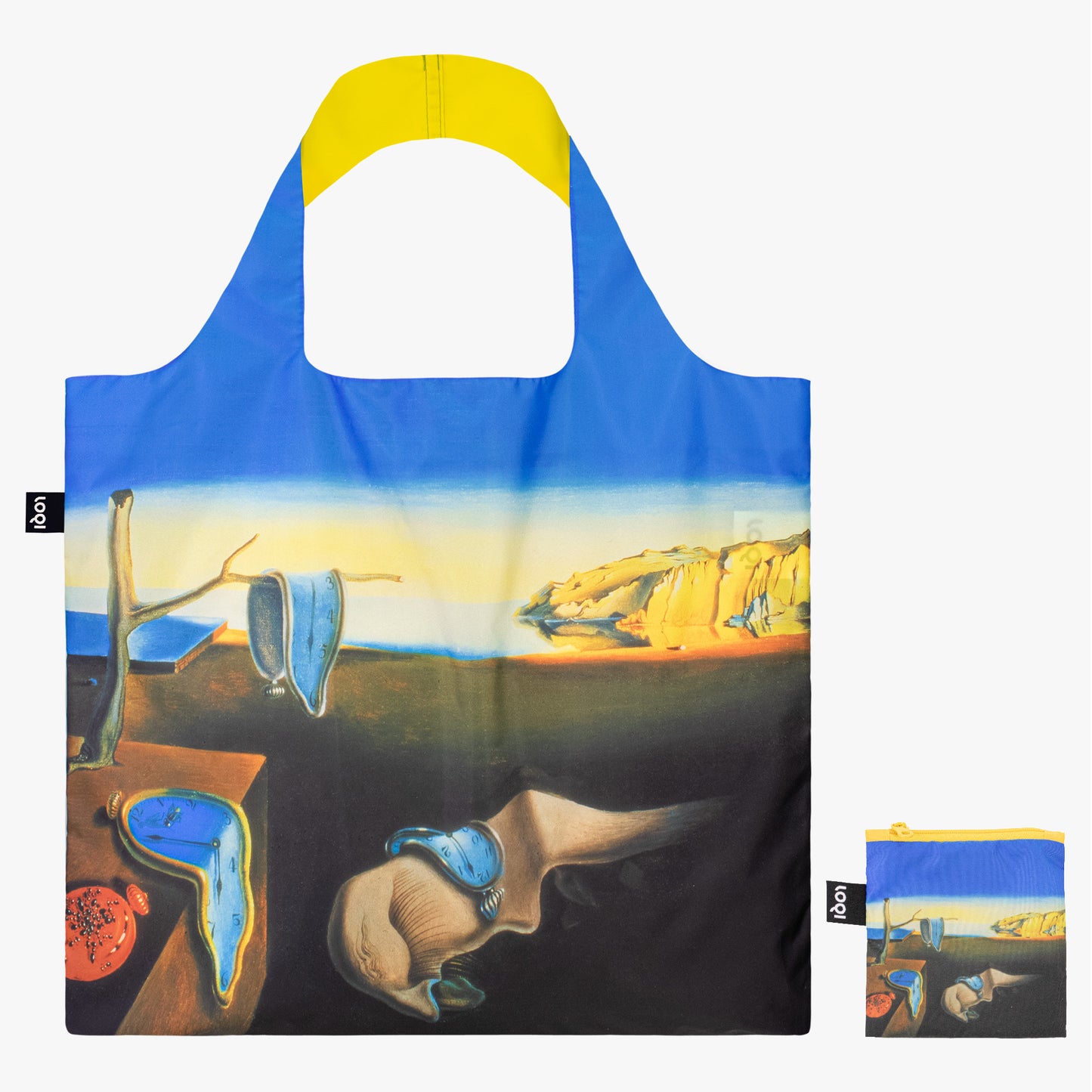 Tote Bag aus 100 % Recyclingmaterial – SALVADOR DALÍ „Die Beständigkeit der Erinnerung“