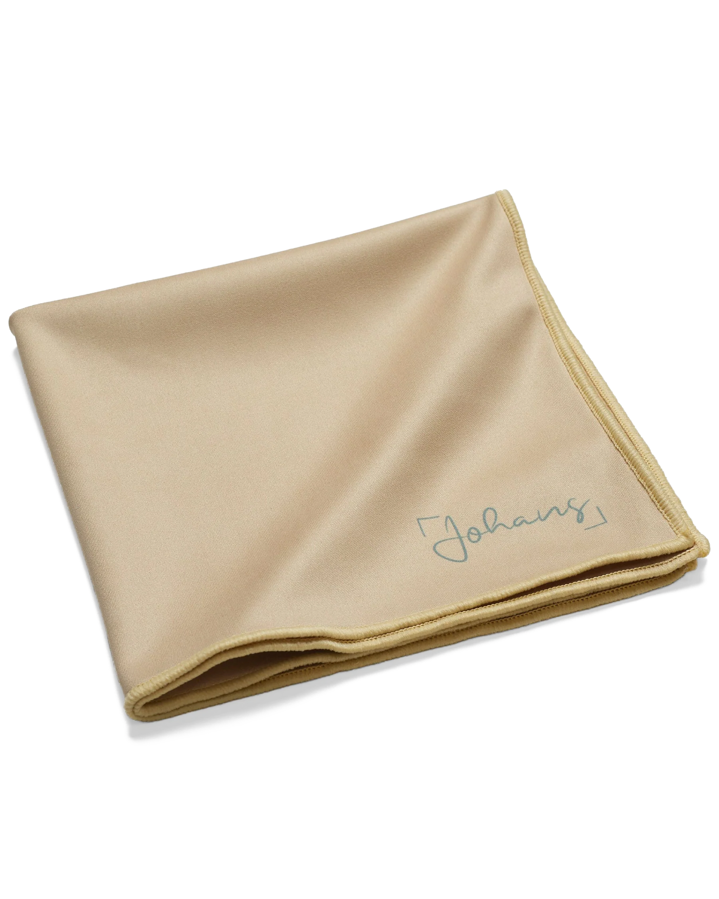 Johans® Mikrofasertuch "Sandgelb" - Stilvolle Reinigung für Brille & Display