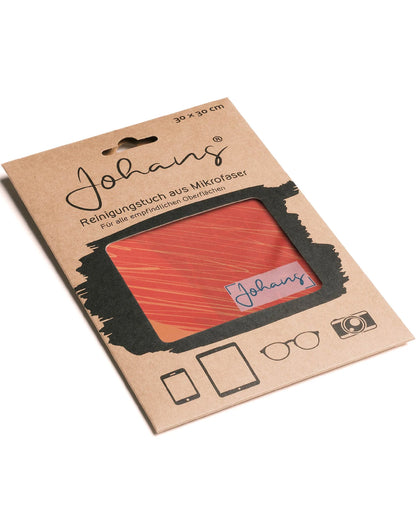 Johans® Mikrofasertuch "Sunset" - Stilvolle Reinigung für Brille & Display
