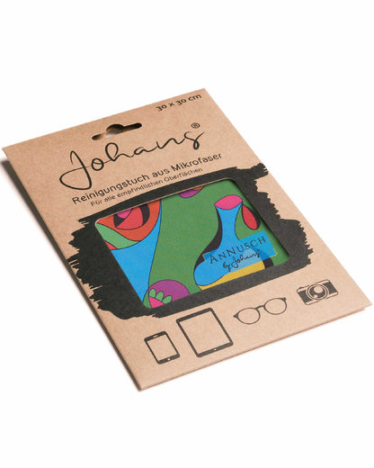 Johans® Mikrofasertuch "Annusch" - Stilvolle Reinigung für Brille & Display