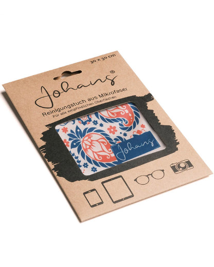 Johans® Mikrofasertuch "Bandana" - Stilvolle Reinigung für Brille & Display