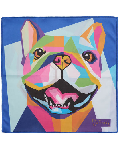 Johans® Mikrofasertuch "Bulldog" - Stilvolle Reinigung für Brille & Display