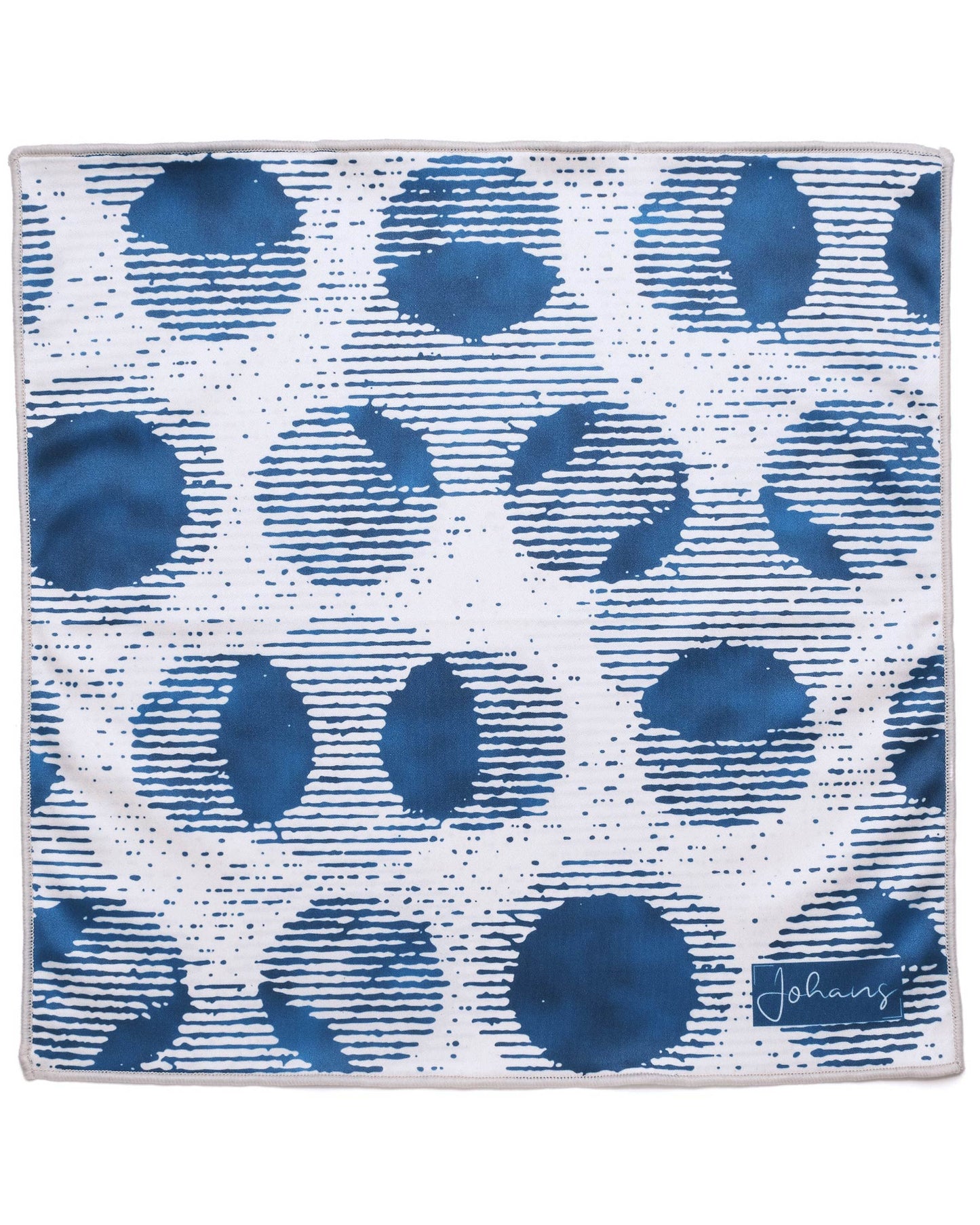 Johans® Mikrofasertuch "Circle" - Stilvolle Reinigung für Brille & Display