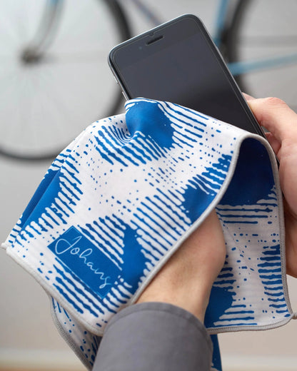 Johans® Mikrofasertuch "Circle" - Stilvolle Reinigung für Brille & Display