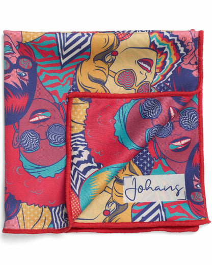 Johans® Mikrofasertuch "Girls" - Stilvolle Reinigung für Brille & Display