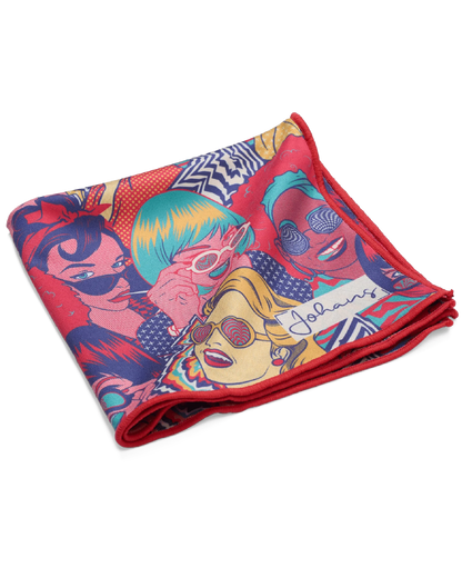 Johans® Mikrofasertuch "Girls" - Stilvolle Reinigung für Brille & Display