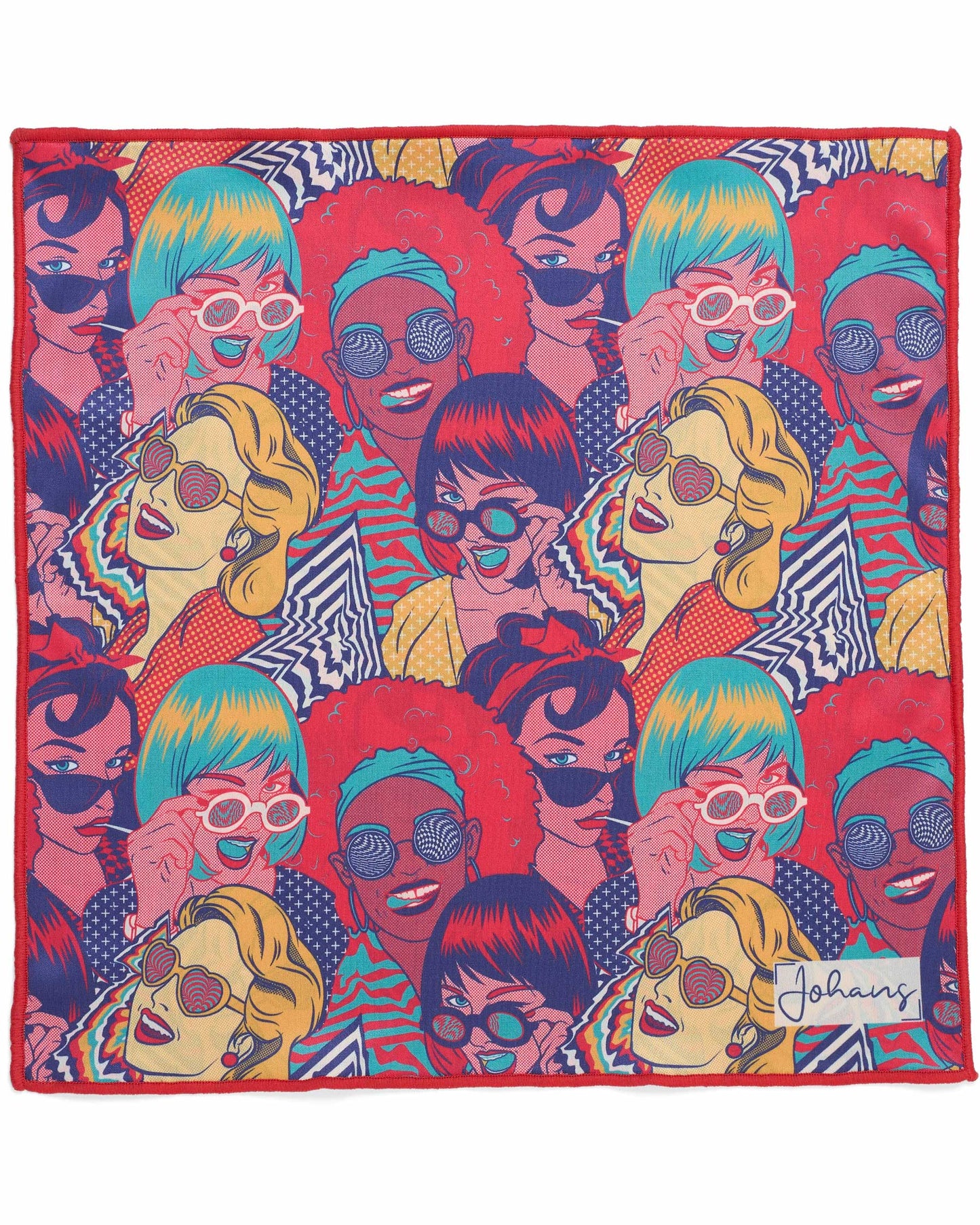 Johans® Mikrofasertuch "Girls" - Stilvolle Reinigung für Brille & Display