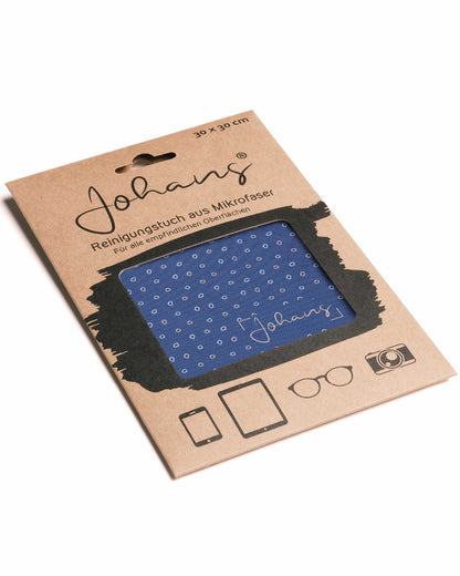 Johans® Mikrofasertuch "Kringel" - Stilvolle Reinigung für Brille & Display