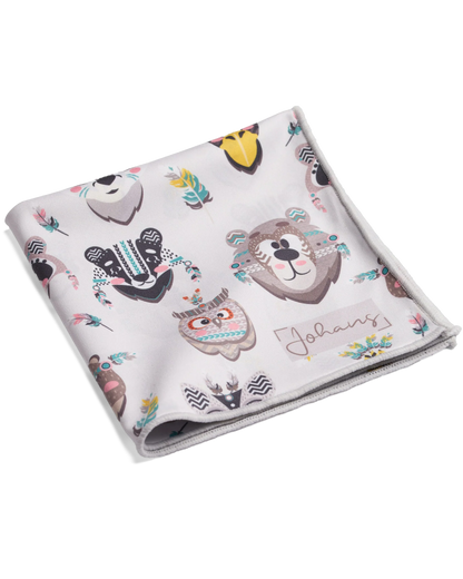 Johans® Mikrofasertuch "Little Friends" - Stilvolle Reinigung für Brille & Display