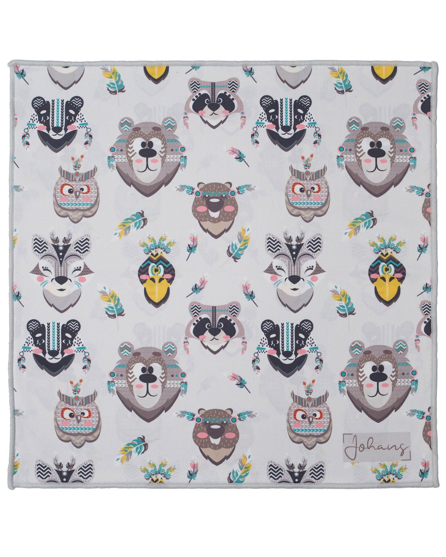 Johans® Mikrofasertuch "Little Friends" - Stilvolle Reinigung für Brille & Display